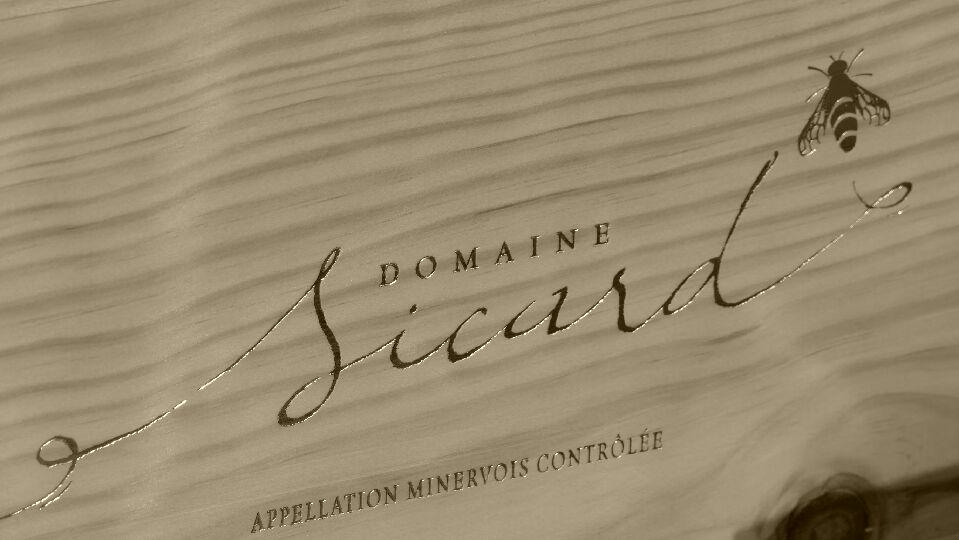 Ecriture bois domaine sicard